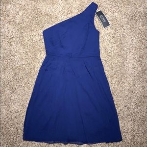 J Crew Blue One Should Chiffon Party Dress Size 4